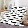 Digital Printed Eyelash Plush Blanket