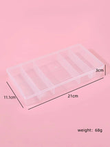 Lashelier 5-Compartment Lash Tool Organizer with Lid