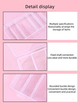 Lashelier 5-Compartment Lash Tool Organizer with Lid