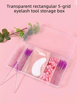 Lashelier 5-Compartment Lash Tool Organizer with Lid