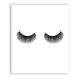 Lashelier Minimal Eyelash Canvas Wall Print