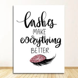 Lashelier Nordic Beauty & Lash Canvas Print