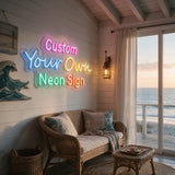 Lashelier Custom 3-Line LED Neon Sign