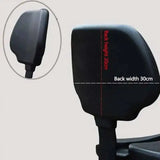 Lashelier Ergonomic Hydraulic Saddle Stool with Backrest