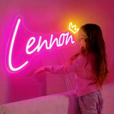 Lashelier Personalized LED Neon Name Sign