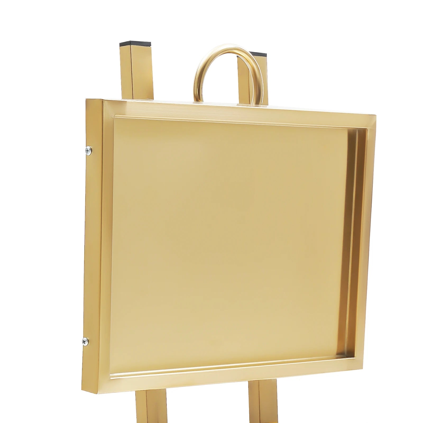 Lashelier Gold 2-Tier Salon Trolley with Swivel Wheels
