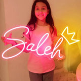 Lashelier Personalized LED Neon Name Sign