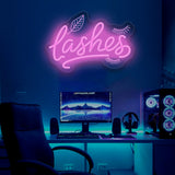 Lashelier Dimmable Lashes LED Neon Sign
