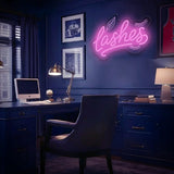 Lashelier Dimmable Lashes LED Neon Sign