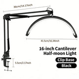Lashelier Compact Half-Moon LED Beauty Lamp