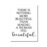 Lashelier Minimal Eyelash Canvas Wall Print