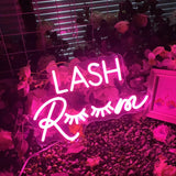Lashelier Custom Lash Room Neon Wall Sign