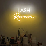 Lashelier Custom Lash Room Neon Wall Sign