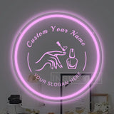 Lashelier Personalized Pink LED Neon Sign