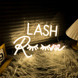 Lashelier Lash Room Pink Neon Wall Sign