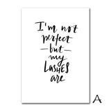Lashelier Lash Extension Guide Canvas Wall Art