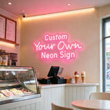Lashelier Custom 3-Line LED Neon Sign