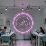 Lashelier Personalized Pink LED Neon Sign