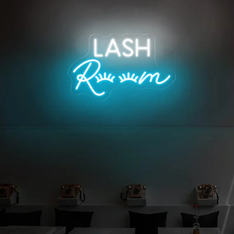Lashelier Custom Lash Room Neon Wall Sign