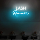 Lashelier Custom Lash Room Neon Wall Sign