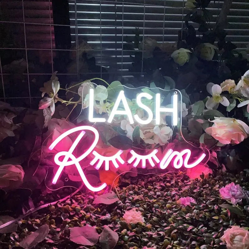 Lashelier Custom Lash Room Neon Wall Sign