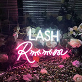 Lashelier Custom Lash Room Neon Wall Sign