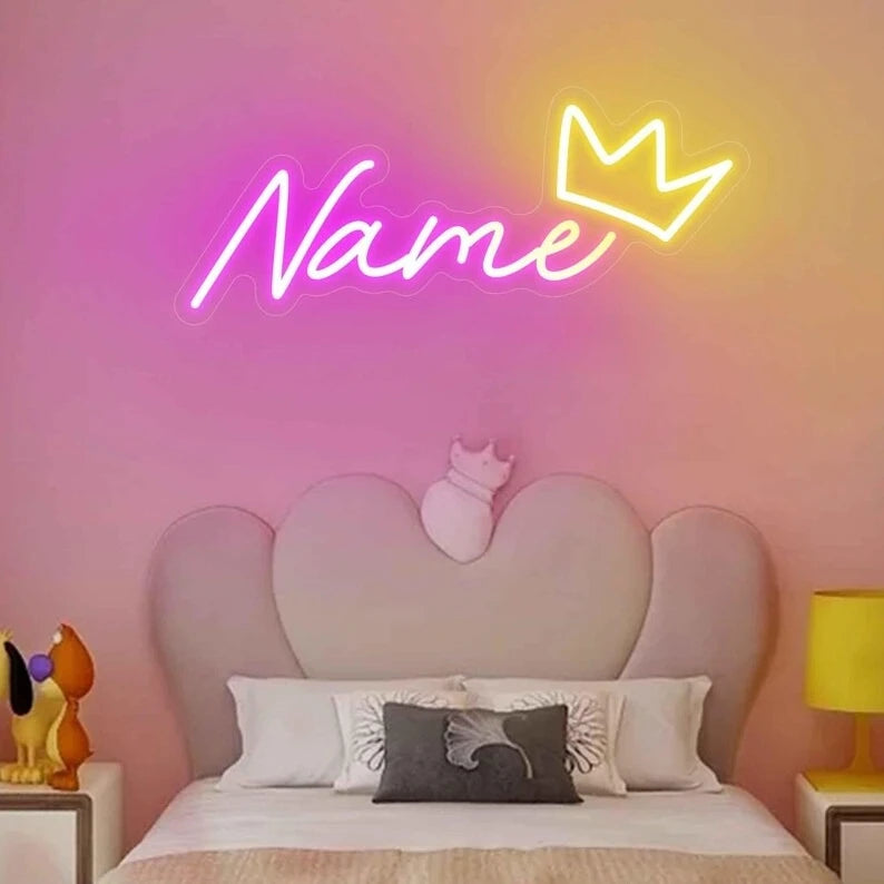 Lashelier Personalized LED Neon Name Sign