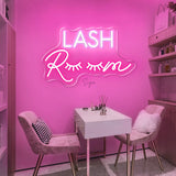 Lashelier Lash Room Pink Neon Wall Sign