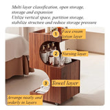 Lashelier Pro Rolling Beauty Trolley with Removable Shelves