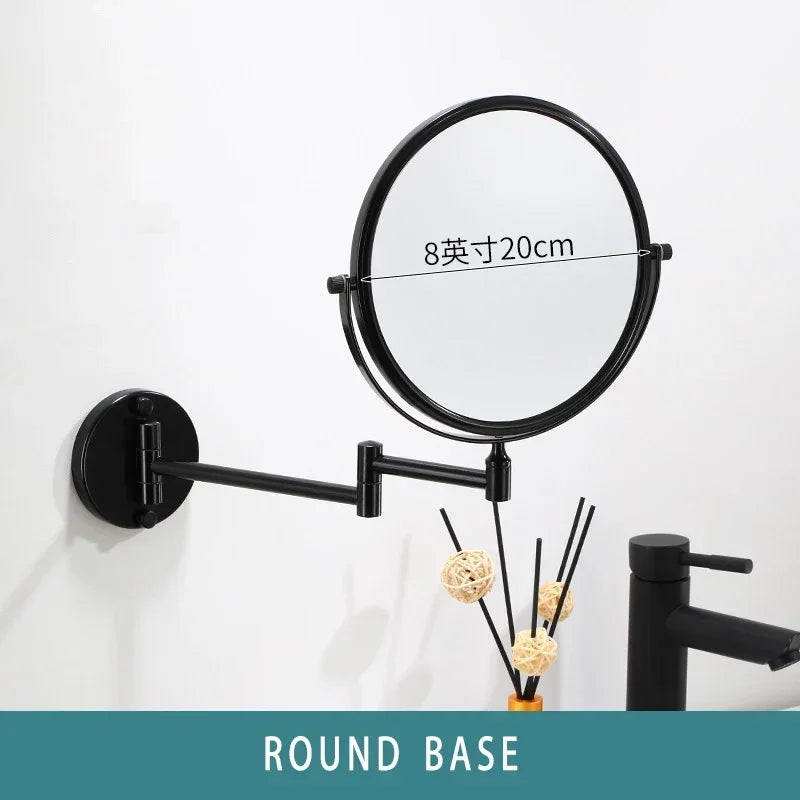 Lashelier Dual-Sided Magnifying Wall Mirror