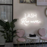 Lashelier Lash Room Pink Neon Wall Sign
