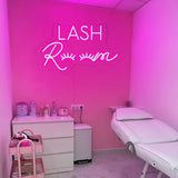 Lashelier Lash Room Pink Neon Wall Sign