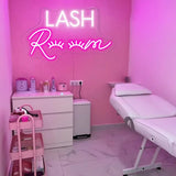 Lashelier Lash Room Pink Neon Wall Sign