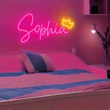 Lashelier Personalized LED Neon Name Sign