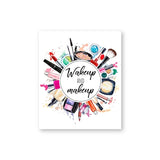 Lashelier Minimal Eyelash Canvas Wall Print