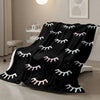 Digital Printed Eyelash Plush Blanket