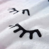 Digital Printed Eyelash Plush Blanket
