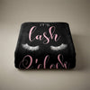 Eyelash Print Coral Fleece Blanket